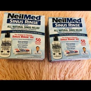 2 Sets/ Qty: Sinus Rinse - A Complete Sinus Nasal Rinse Kit
